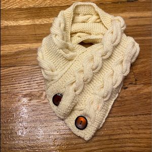 Handmade knit scarf